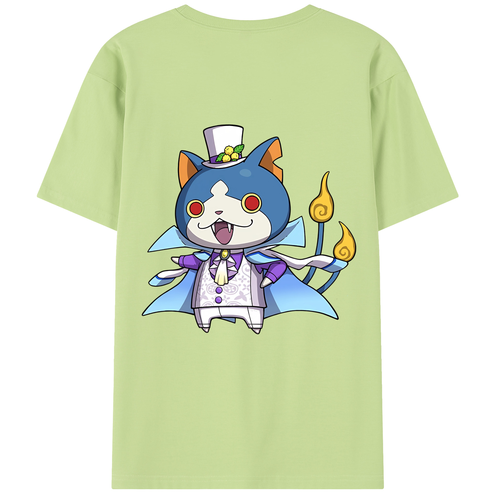 （画像用） 妖怪ウォッチ Yo-kai Watch 綿100％半袖Tシャツ（背面プリント）